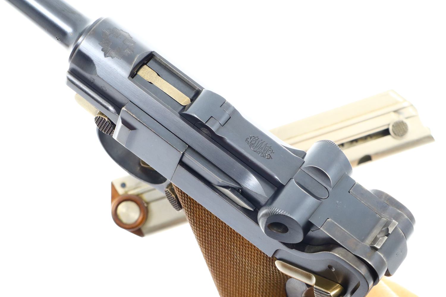 DWM E Prefix 1900 Swiss Military Contract Luger, E689, A-771 - Image 4