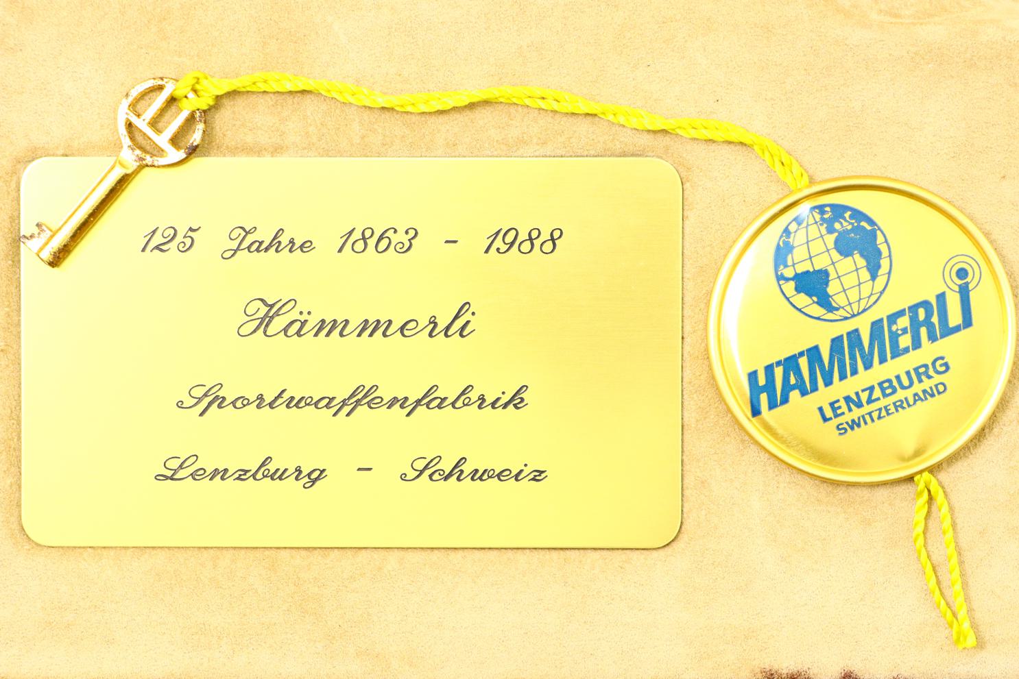 AS NEW Hammerli 208, 125 Year Commemorative, Cased, JP0478, FB01004 - Image 12