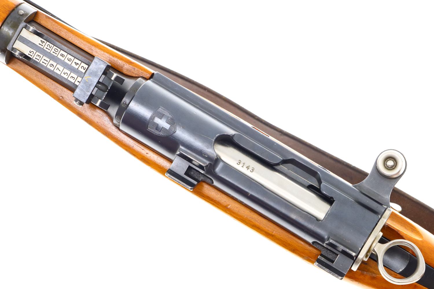 Bern ZFK 55 Swiss Military Sniper Rifle, All Matching, 3143, FB00917 - Image 8