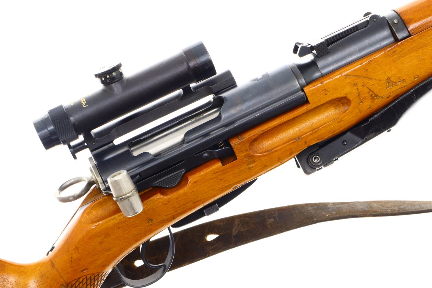 Bern ZFK 55 Swiss Military Sniper Rifle, All Matching, 3143, FB00917 - Image 9