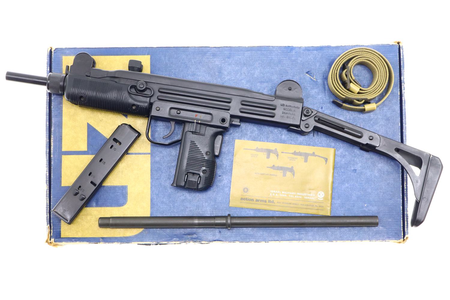 IMI Action Arms, Uzi A, Model A, Near NIB, SA02178, FB01071 - Image 2