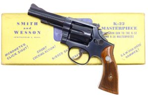 Smith & Wesson, S&W, K22 Masterpiece, 5 Screw, Boxed, K135536, FB01080
