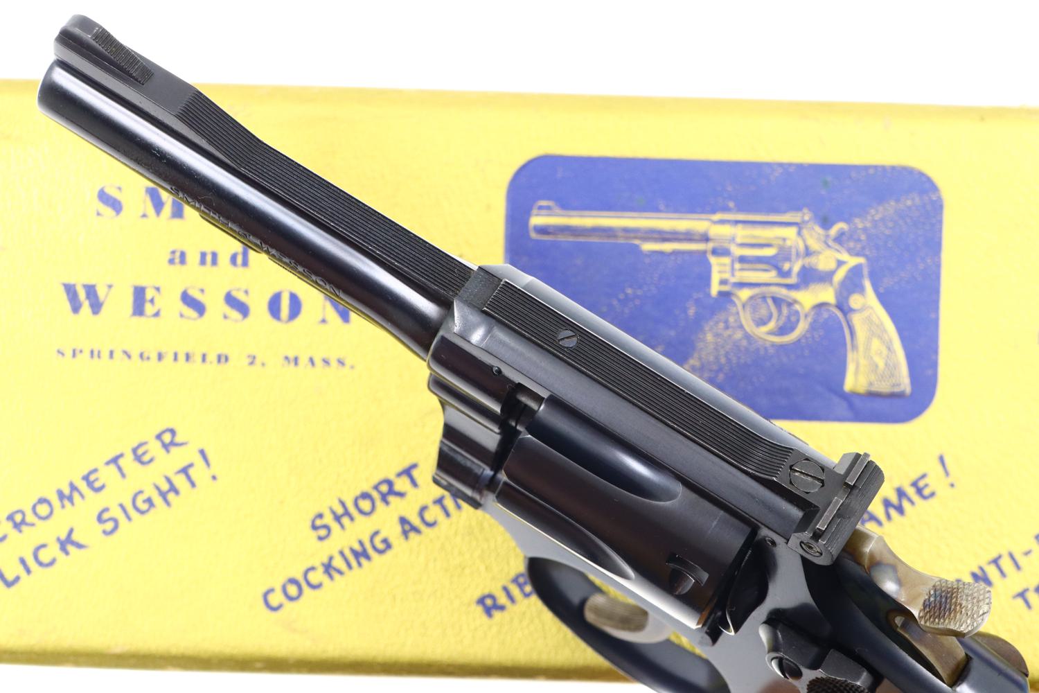 Smith & Wesson, S&W, K22 Masterpiece, 5 Screw, Boxed