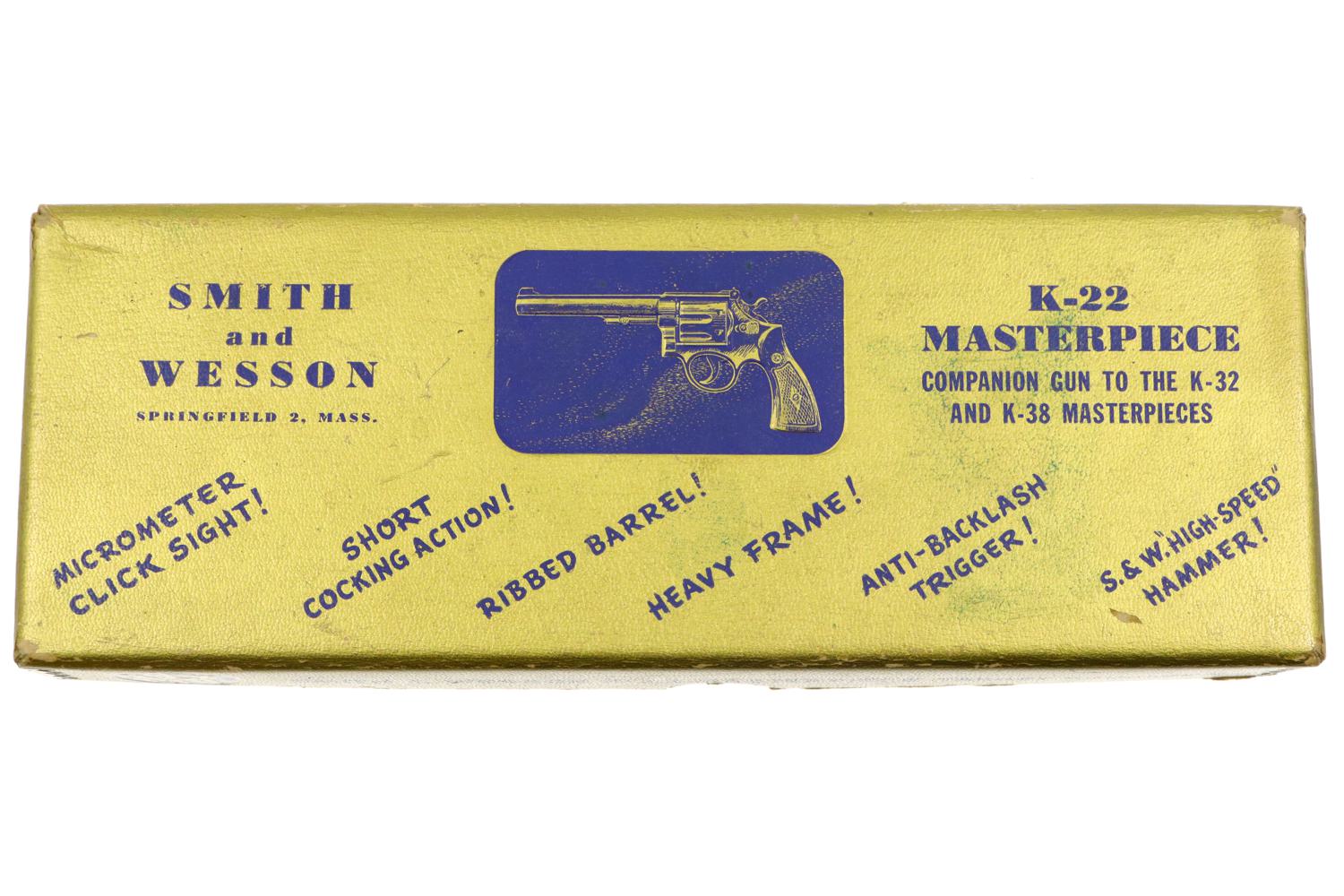 Smith & Wesson, S&W, K22 Masterpiece, 5 Screw, Boxed, K135536, FB01080 - Image 18