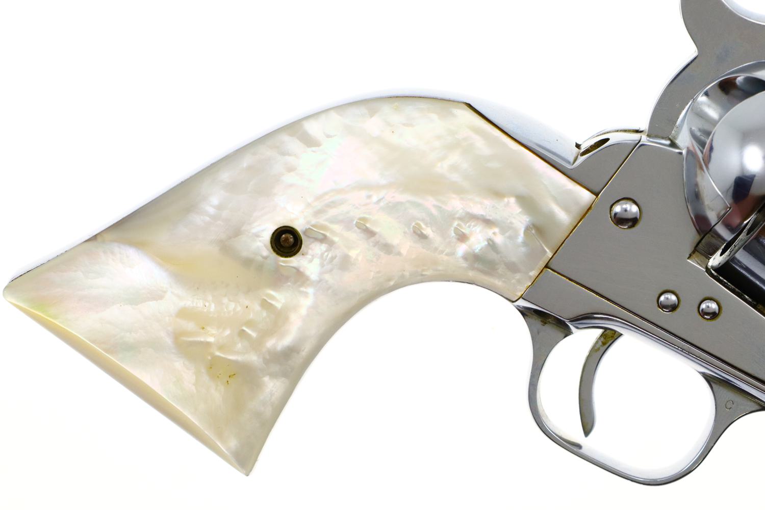 Stunning Colt, SA Army, Nickled, Mother Of Pearl Grips, 7582SA, FB01098 - Image 3