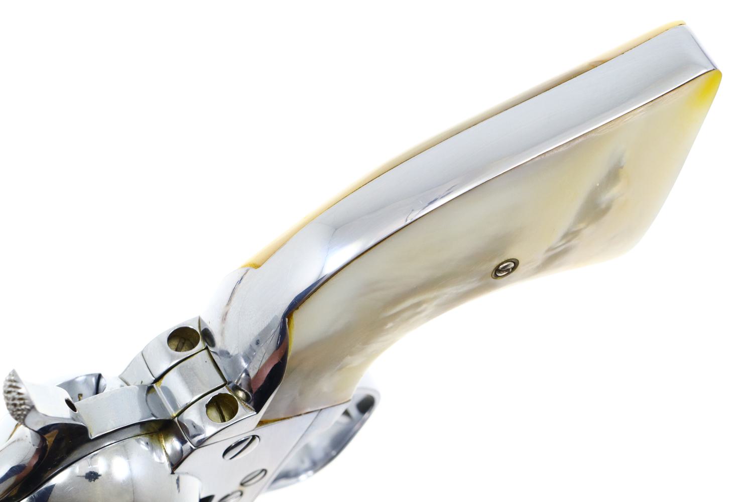 Stunning Colt, SA Army, Nickled, Mother Of Pearl Grips, 7582SA, FB01098 - Image 5