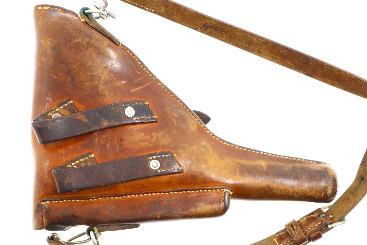 Wonderful Bern 1929 Red Grip Luger, Swiss Military, Holster, 54237, FB00907 - Image 13