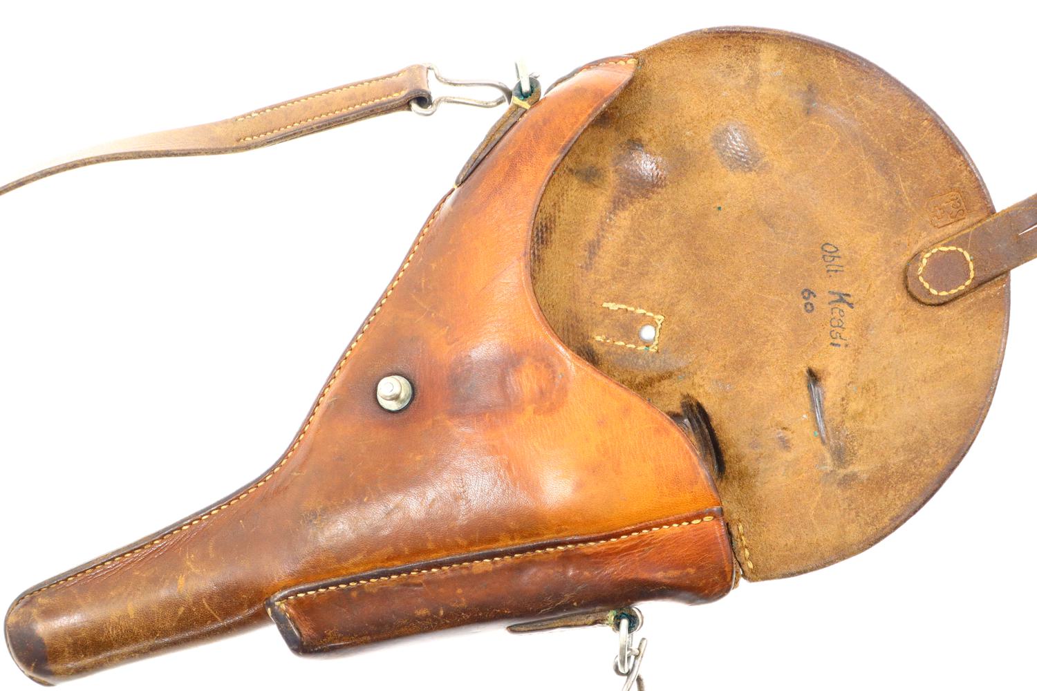 Wonderful Bern 1929 Red Grip Luger, Swiss Military, Holster, 54237, FB00907 - Image 15