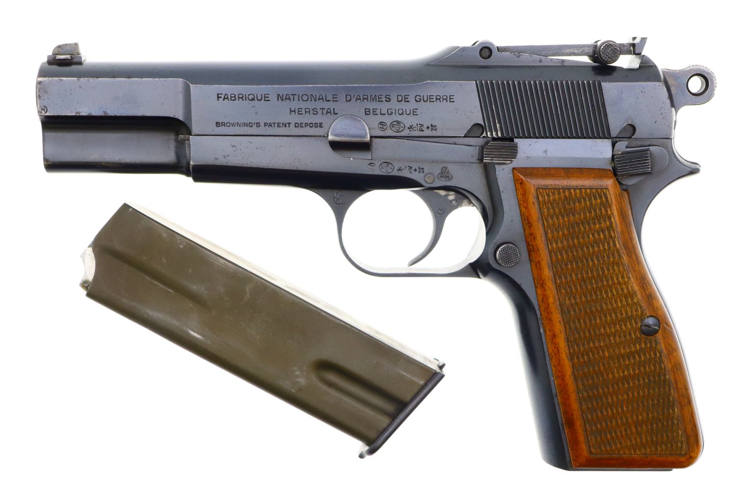 Attractive and Matching FN Belgian Army, High Power Pistol, 29961, FB01155 - Image 2