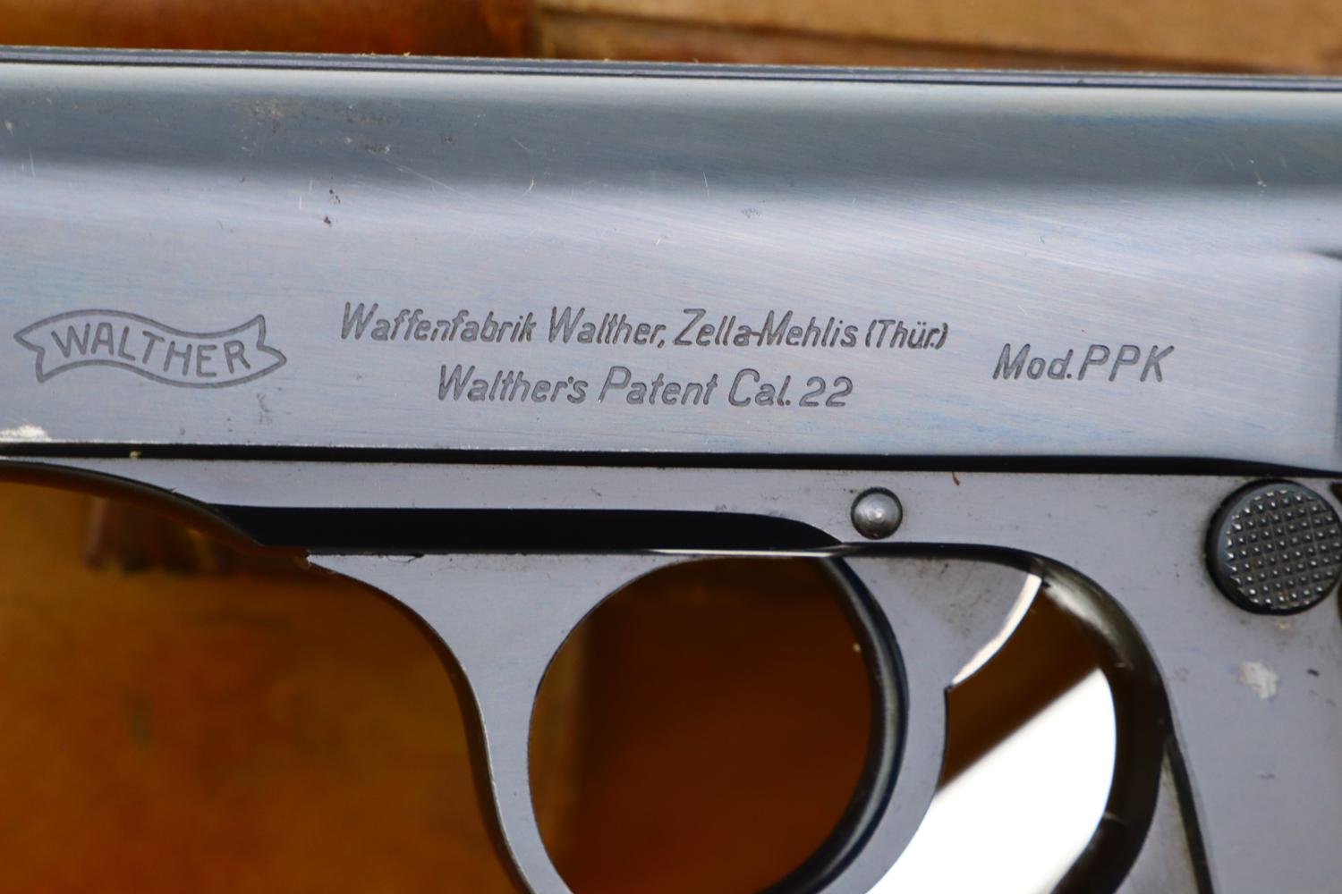 Rare Prewar Walther PPK, Cal 22, Rig, 881984, FB01149 - Image 6