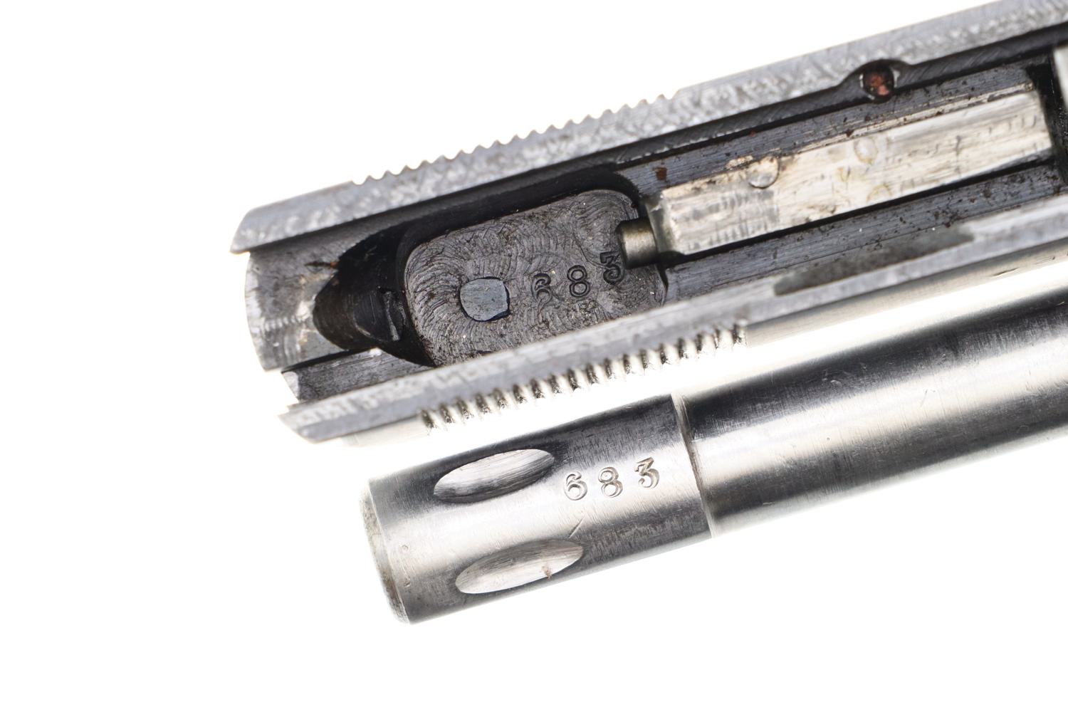 French Unique, Model 17, WWII German Issue, Matching, 55190, FB01212 - Image 5