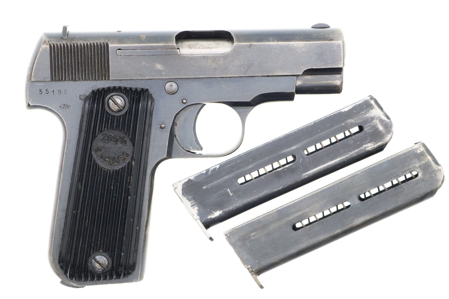 French Unique, Model 17, WWII German Issue, Matching, 55190, FB01212 - Image 7