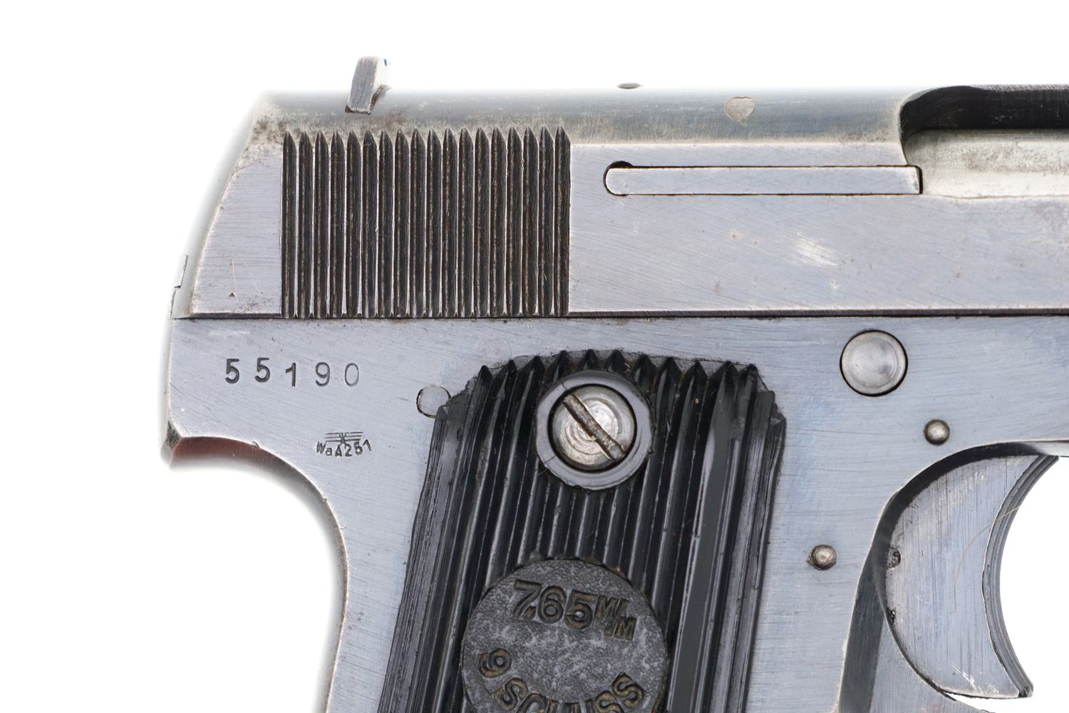 French Unique, Model 17, WWII German Issue, Matching, 55190, FB01212 - Image 8