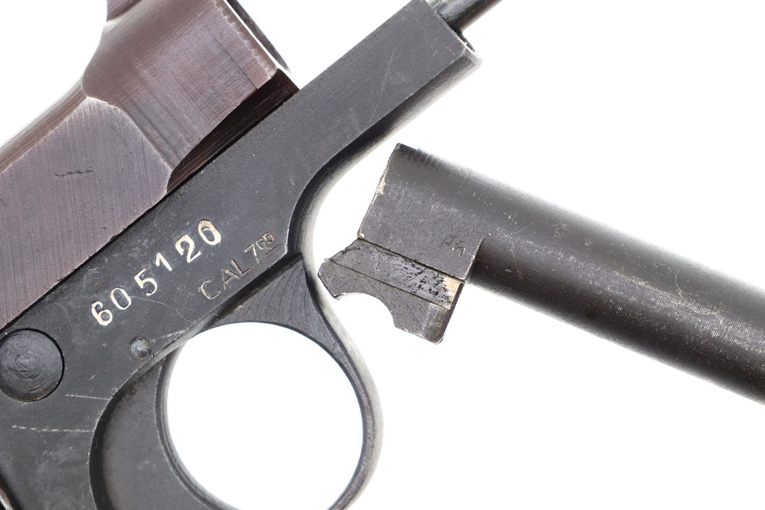 Gorgeous Beretta, 1935, Blank Slide, Late WWII, Military, 605120, FB01177 - Image 5