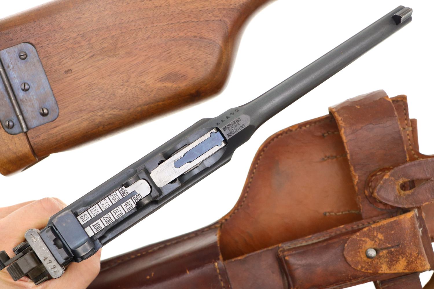 Beautiful Mauser C96 Red 9 Prussian Eagle Rig, 54772, PCA-193 - Image 16