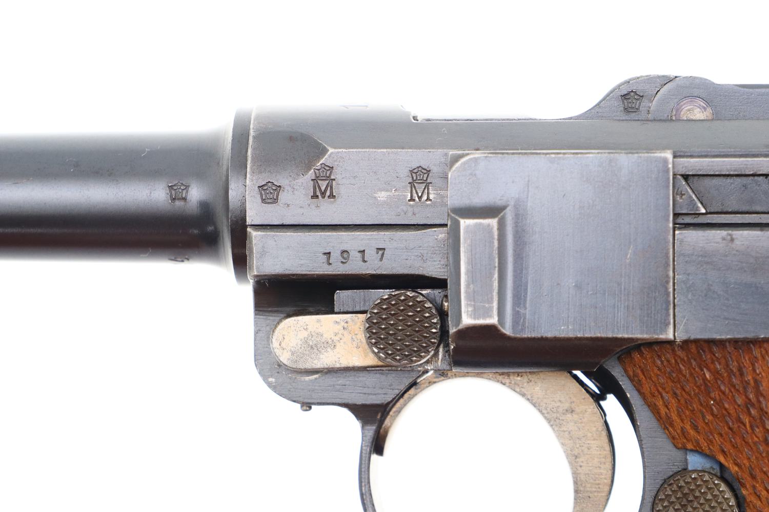 Desirable DWM 1917 Navy Luger, German Military Pistol, 9124, FB01220 - Image 3