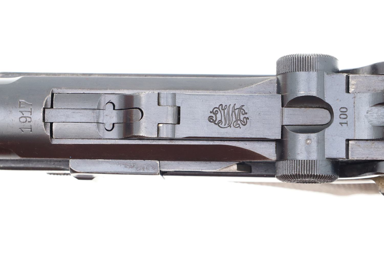 Desirable DWM 1917 Navy Luger, German Military Pistol, 9124, FB01220 - Image 7