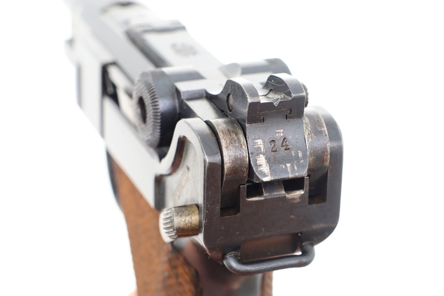 Desirable DWM 1917 Navy Luger, German Military Pistol, 9124, FB01220 - Image 8