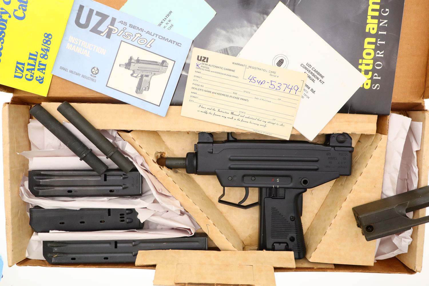 Fabulous IMI, UZI Multi Caliber Pistol Set, Israel, Boxed, UP53749, FB01163
