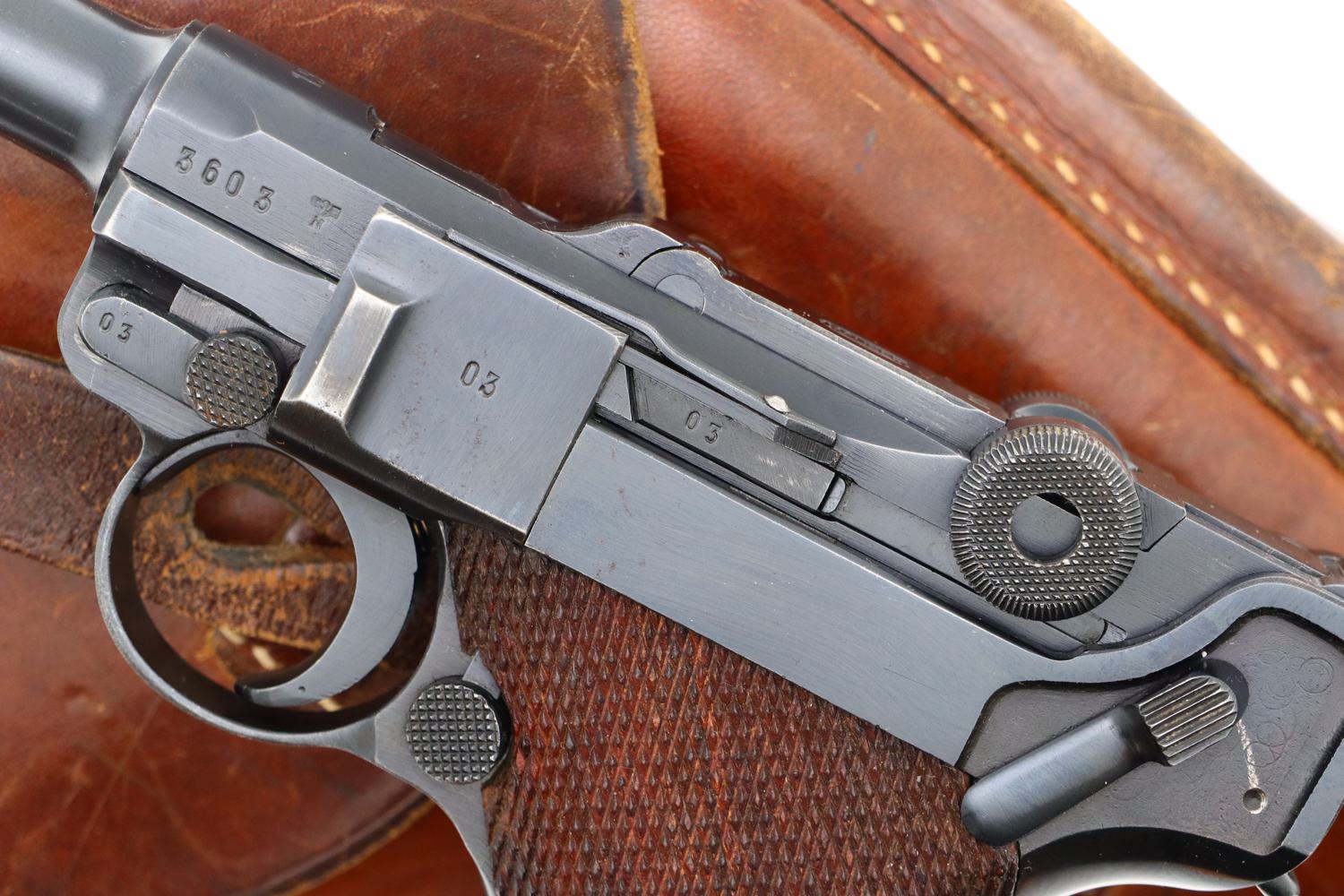 Fabulous Mauser P08 Eagle L Police Rig, 2 Matching Mags, 1940 Date, FB00318 - Image 3