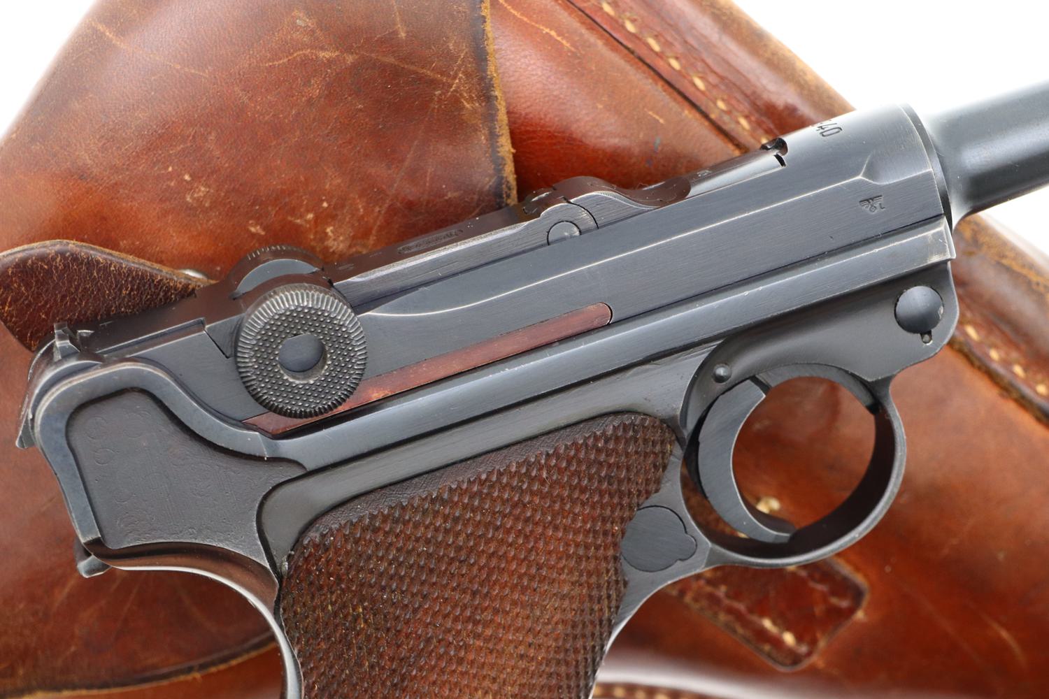 Fabulous Mauser P08 Eagle L Police Rig, 2 Matching Mags, 1940 Date, FB00318 - Image 4