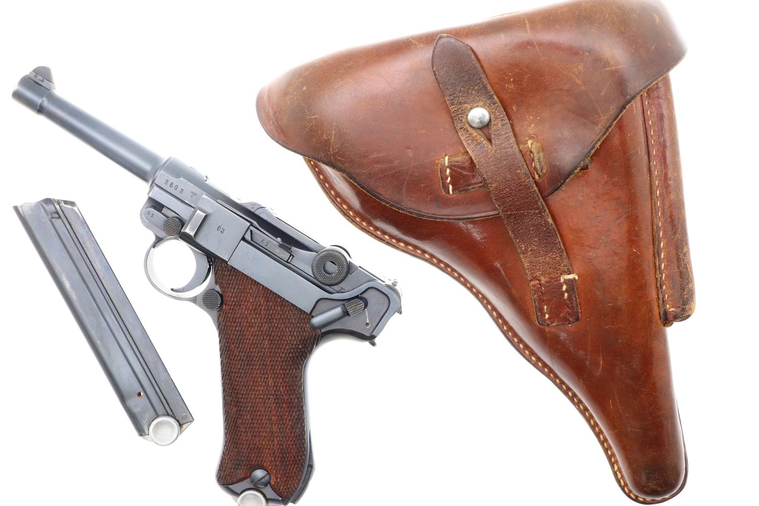 Fabulous Mauser P08 Eagle L Police Rig, 2 Matching Mags, 1940 Date, FB00318 - Image 8