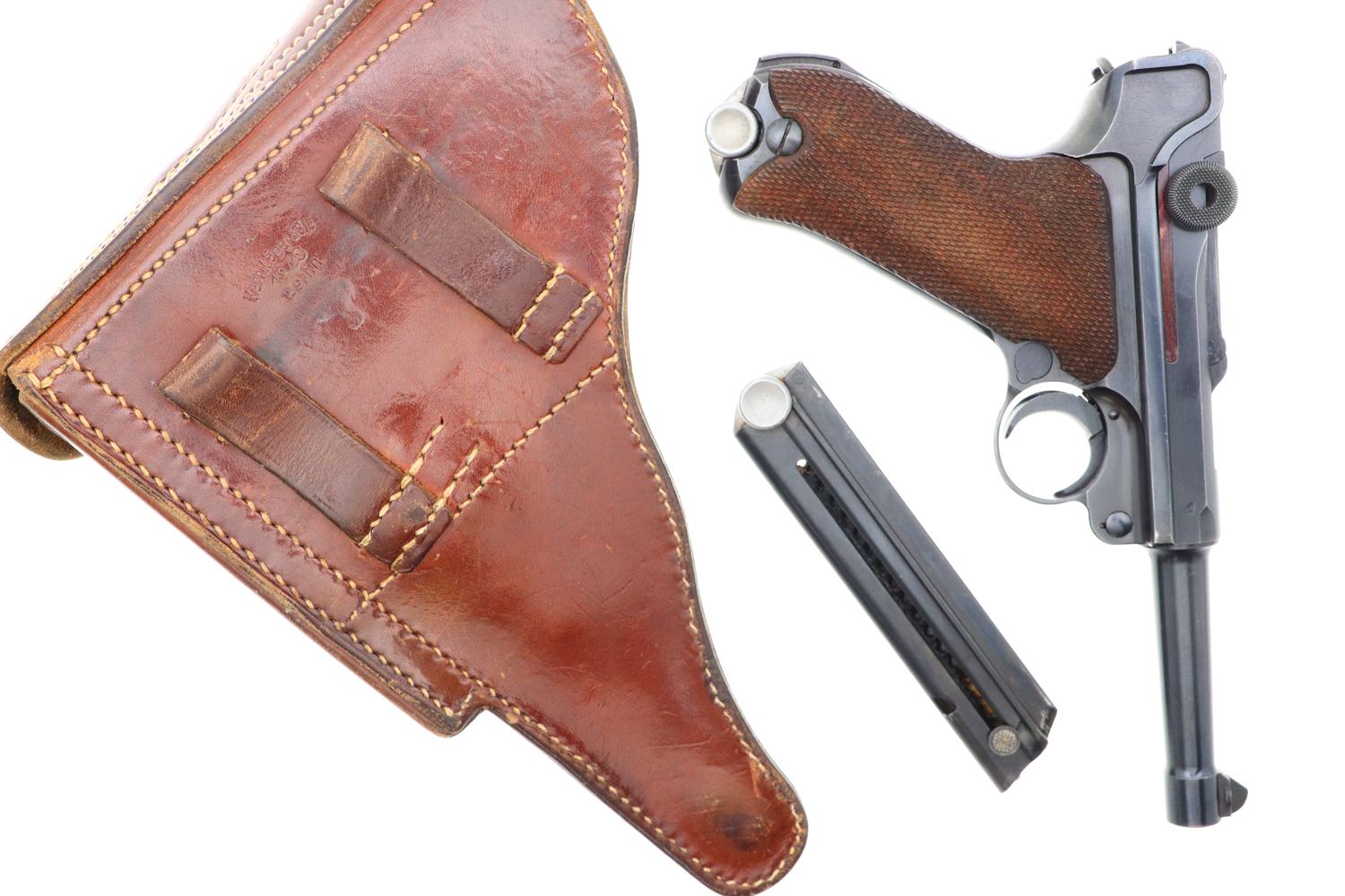 Fabulous Mauser P08 Eagle L Police Rig, 2 Matching Mags, 1940 Date, FB00318 - Image 9