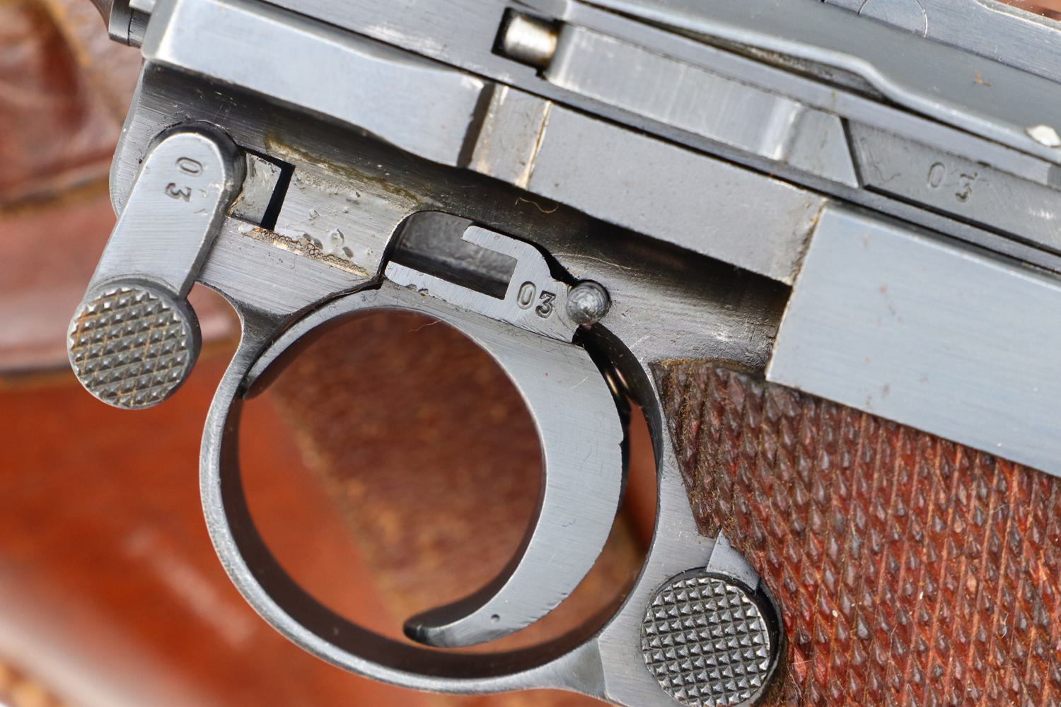 Fabulous Mauser P08 Eagle L Police Rig, 2 Matching Mags, 1940 Date, FB00318 - Image 17