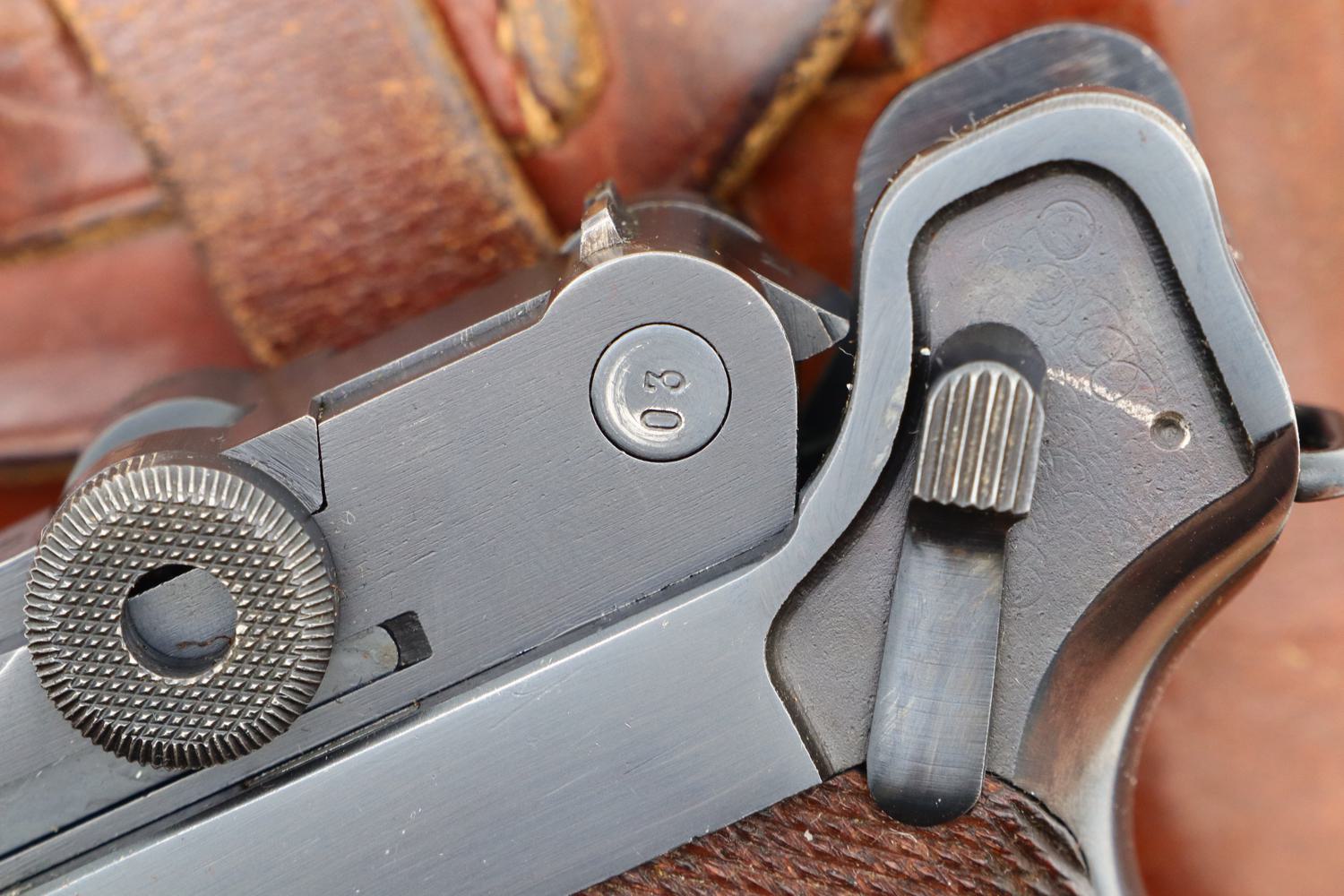 Fabulous Mauser P08 Eagle L Police Rig, 2 Matching Mags, 1940 Date, FB00318 - Image 18