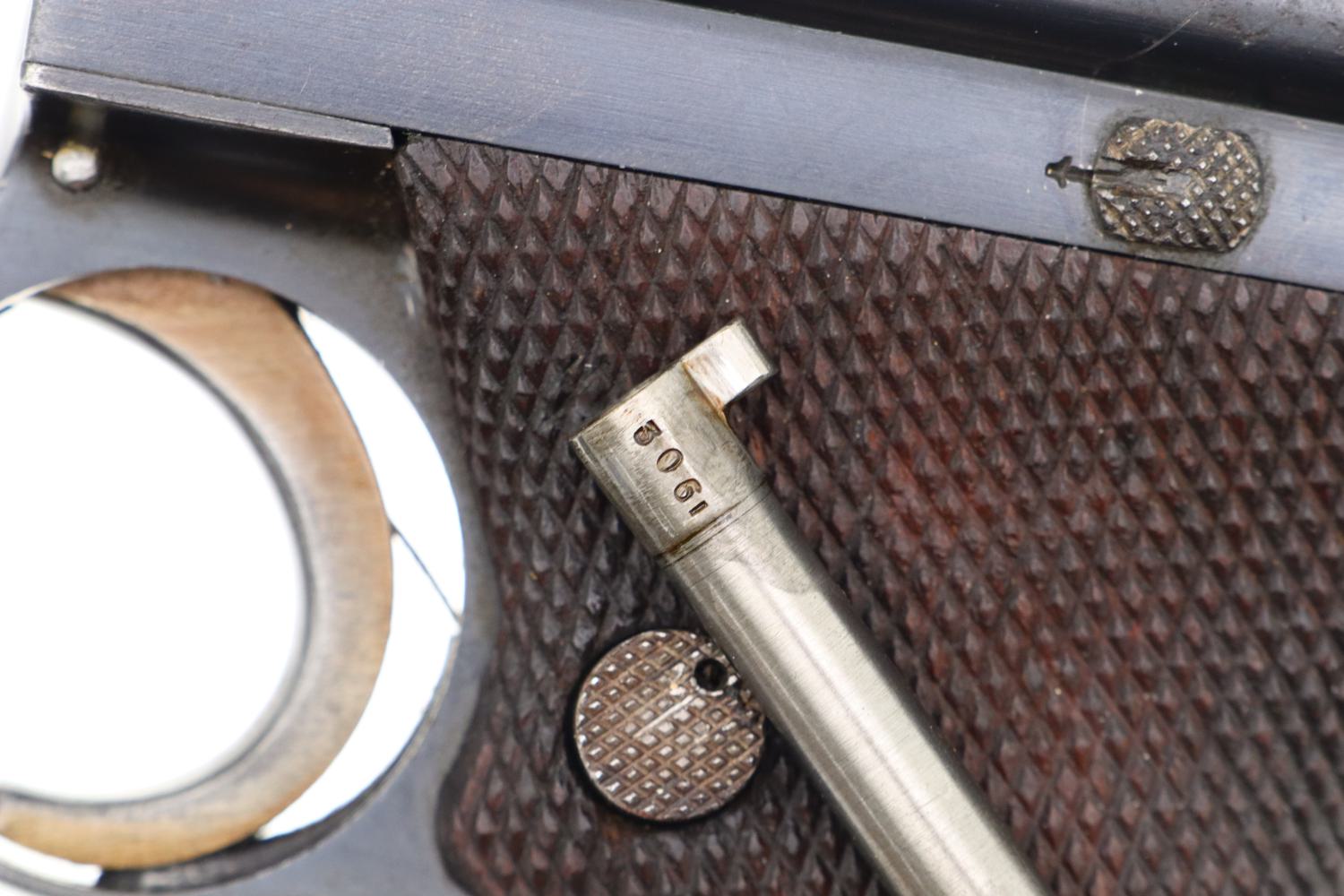 High Condition Japanese Navy Papa Nambu Pistol, Correct Mag High Condition Japanese Navy Papa Nambu Pistol, Correct Mag