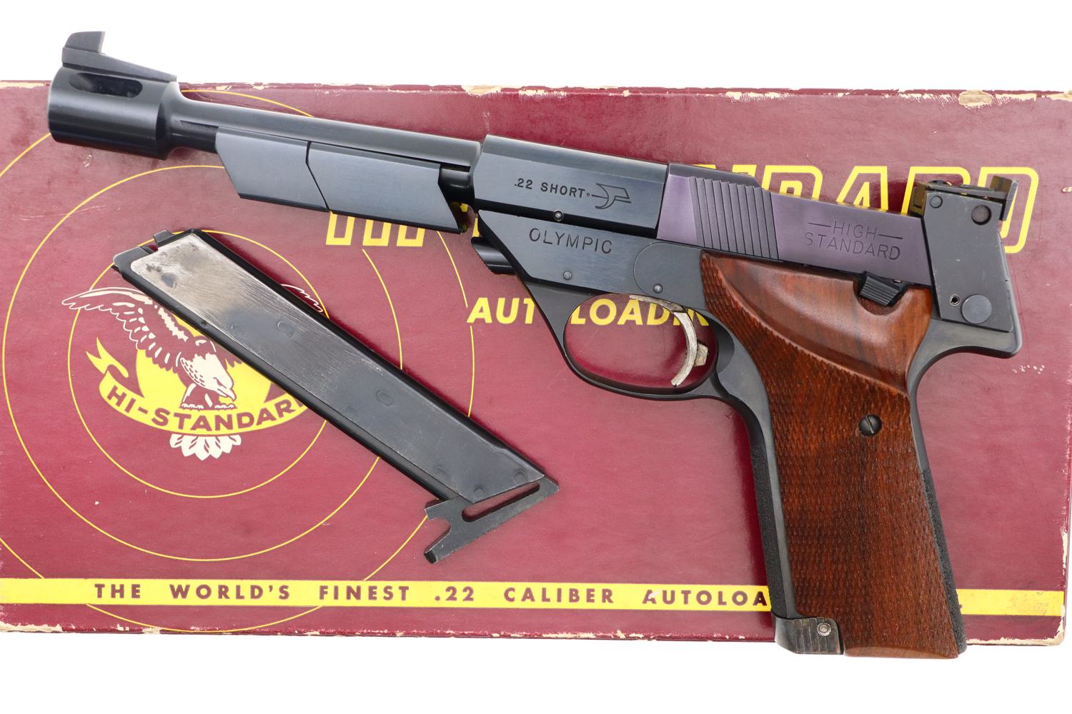 High Standard M107, Military Grip Olympic, Boxed, 2171782, FB01129