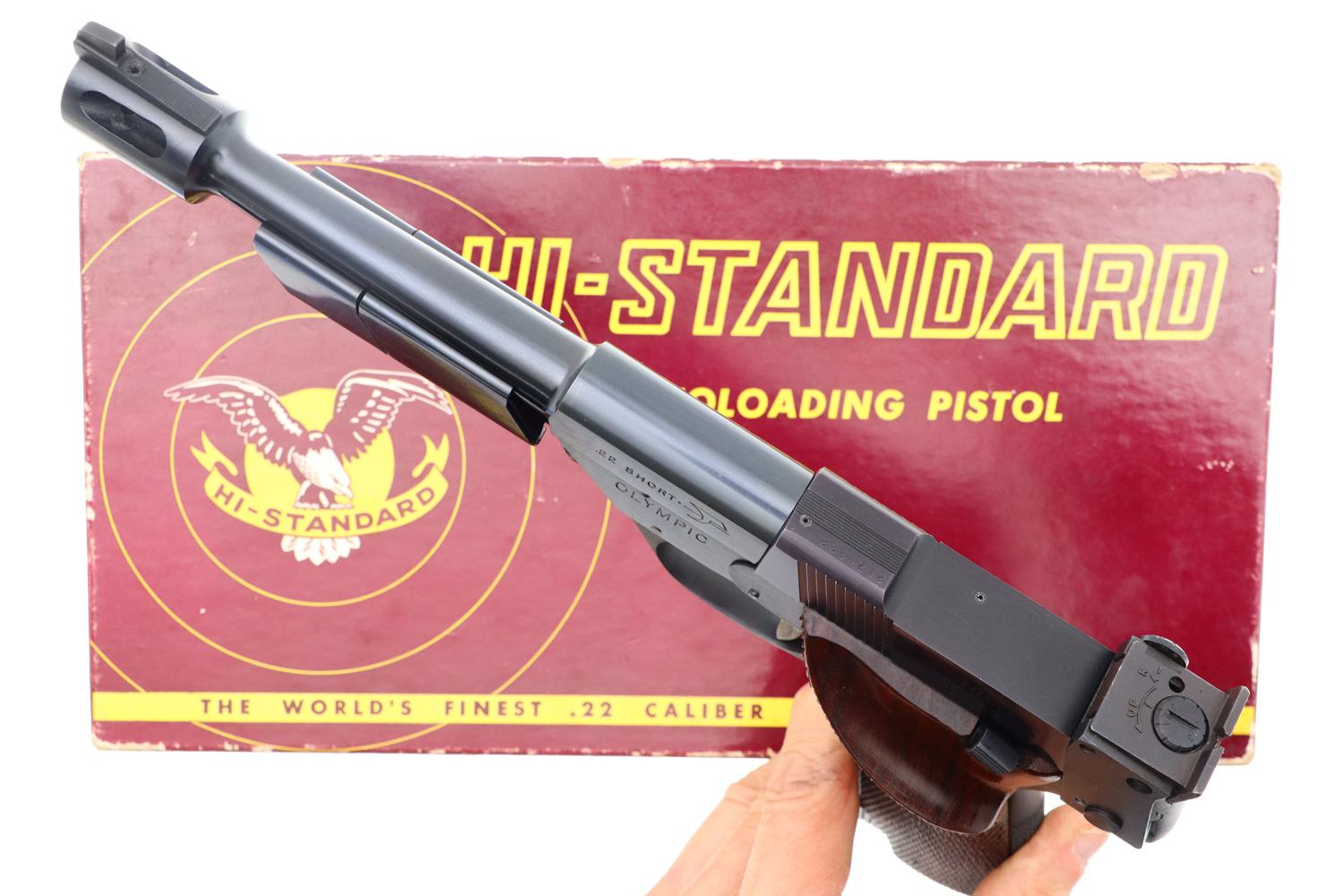 High Standard M107, Military Grip Olympic, Boxed, 2171782, FB01129 - Image 3