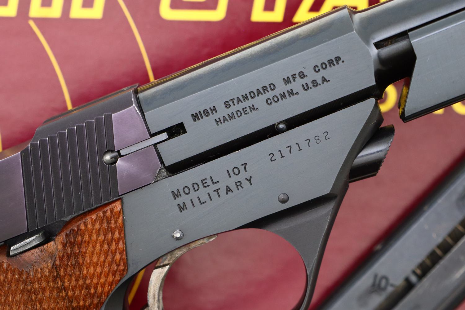 High Standard M107, Military Grip Olympic, Boxed, 2171782, FB01129 - Image 4