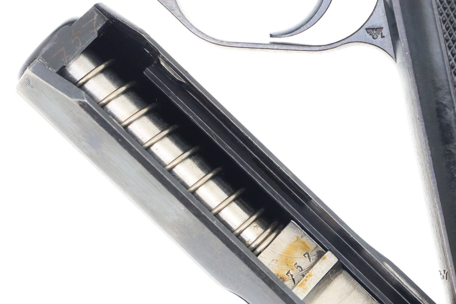 Mauser, HSC, Military, German Police Pistol, 845757, FB01228 - Image 9