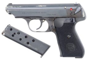Sauer 38H, Early Police, WWII, Matching Magazine,  299875, FB01221