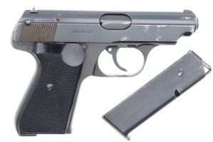 Sauer 38H, Early Police, WWII, Matching Magazine,  299875, FB01221