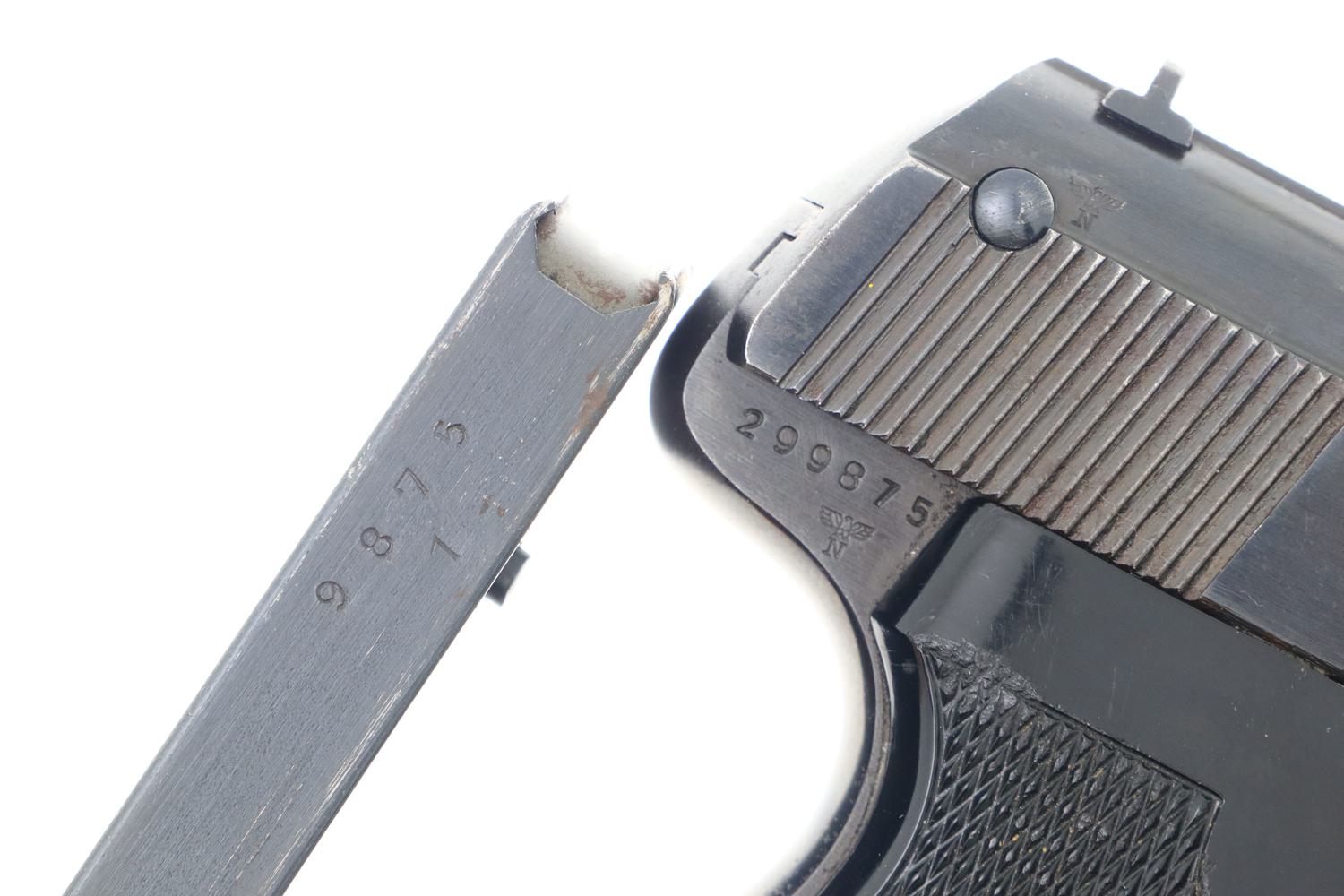 Sauer 38H, Early Police, WWII, Matching Magazine,  299875, FB01221 - Image 12