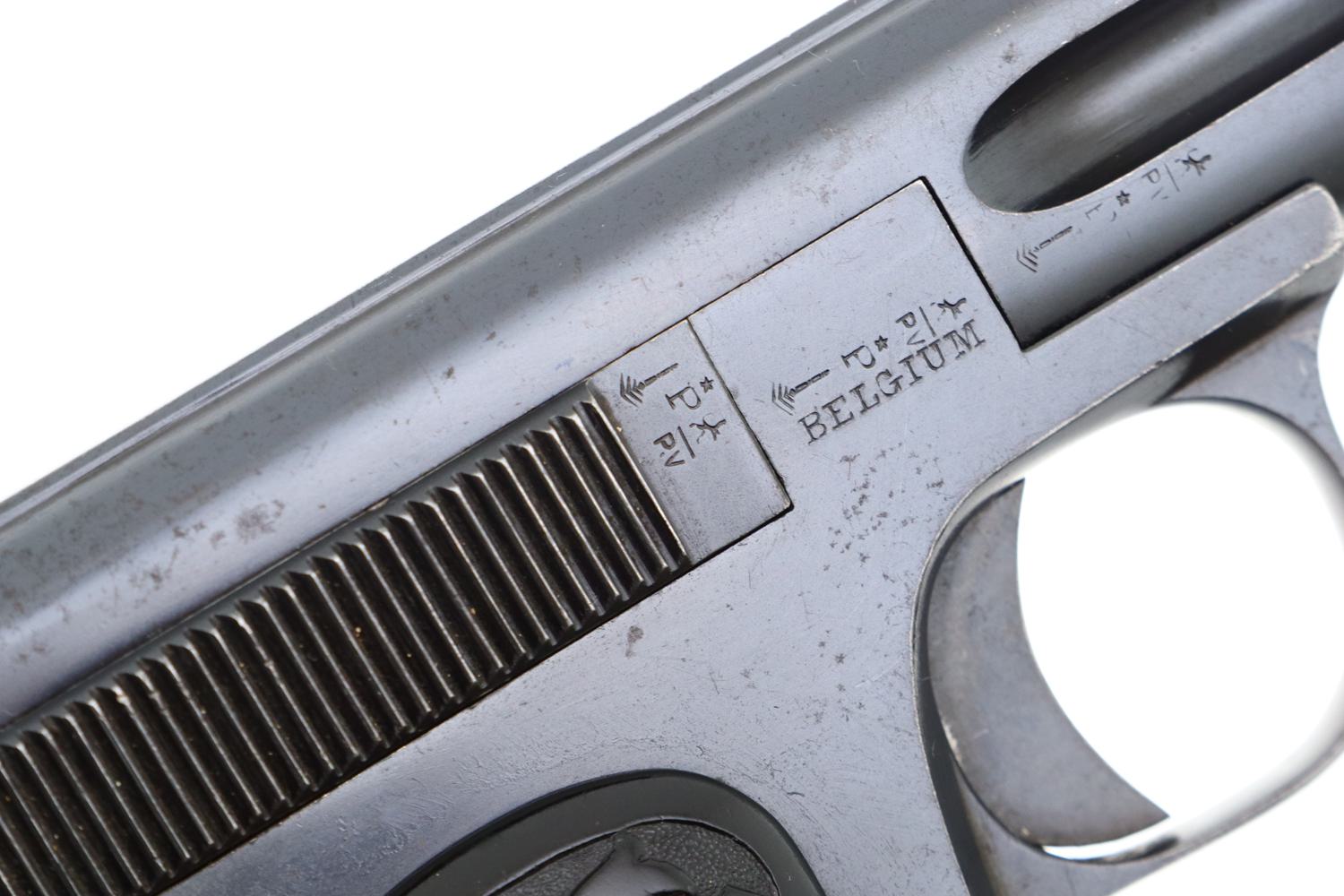 Scarce 1908 Clement Pistol, Belgium, .25ACP, 11154, FB01273 - Image 3