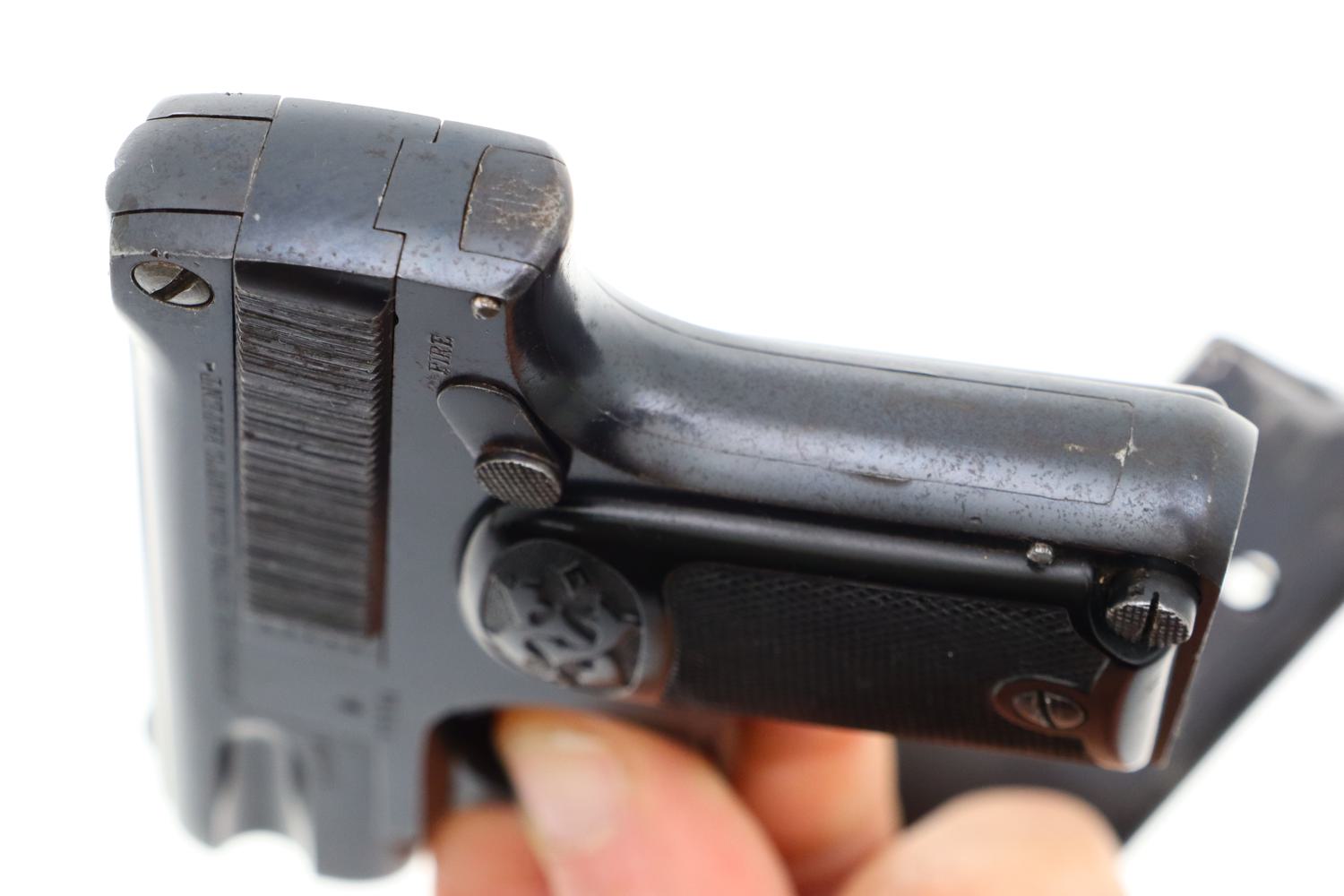 Scarce 1908 Clement Pistol, Belgium, .25ACP, 11154, FB01273 - Image 10