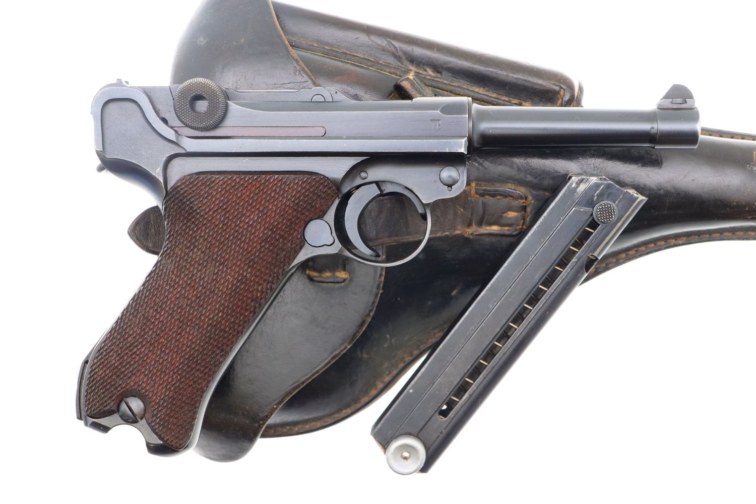 Scarce Mauser, WWII Police Luger, 1942 Dated, Holster, 4086Y, FB00312 - Image 2