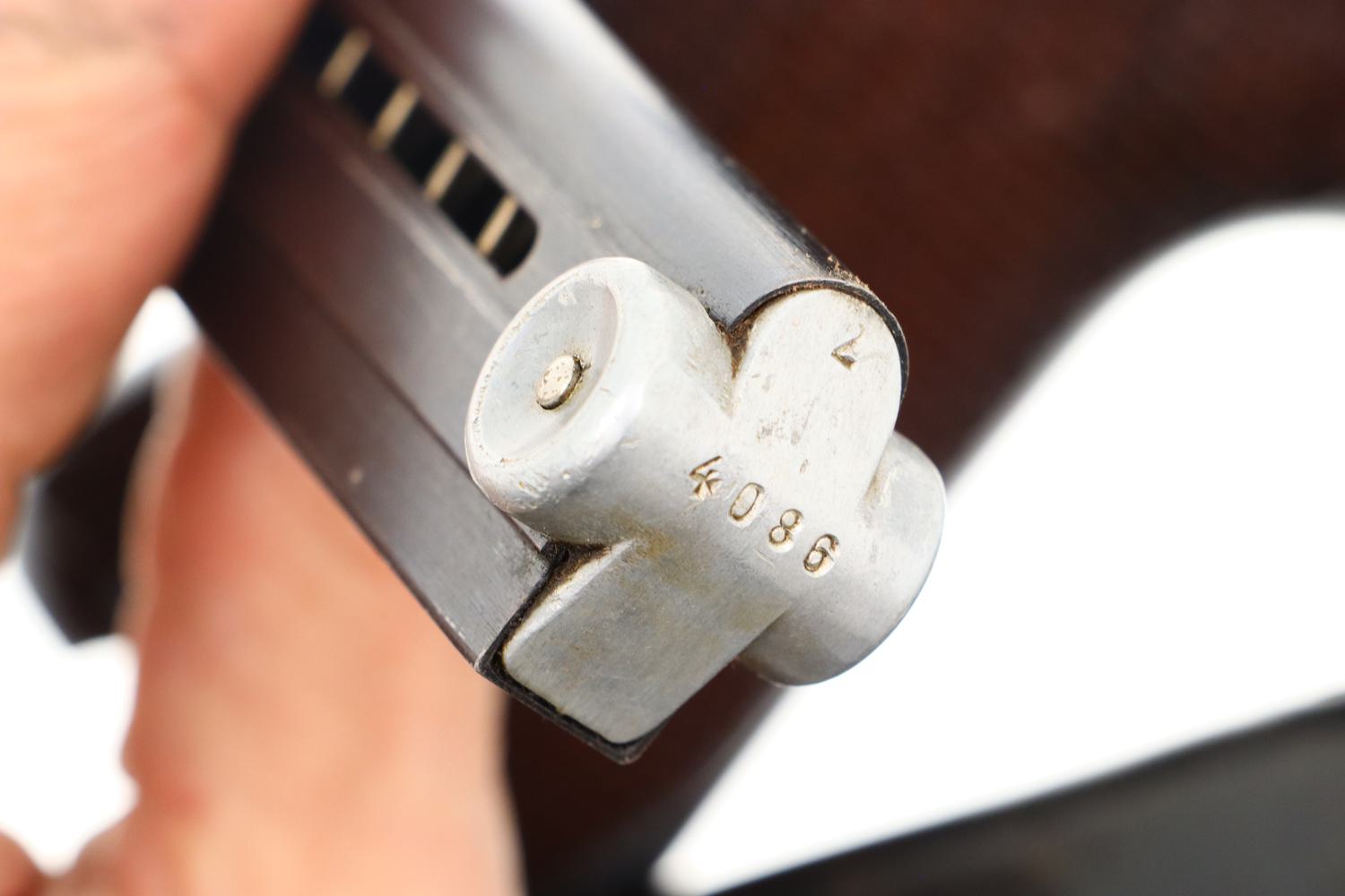 Scarce Mauser, WWII Police Luger, 1942 Dated, Holster, 4086Y, FB00312 - Image 3