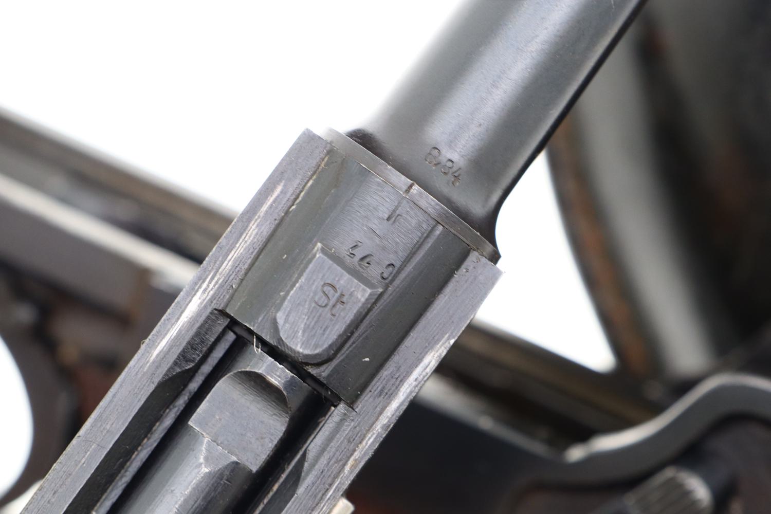 Scarce Mauser, WWII Police Luger, 1942 Dated, Holster, 4086Y, FB00312 - Image 4