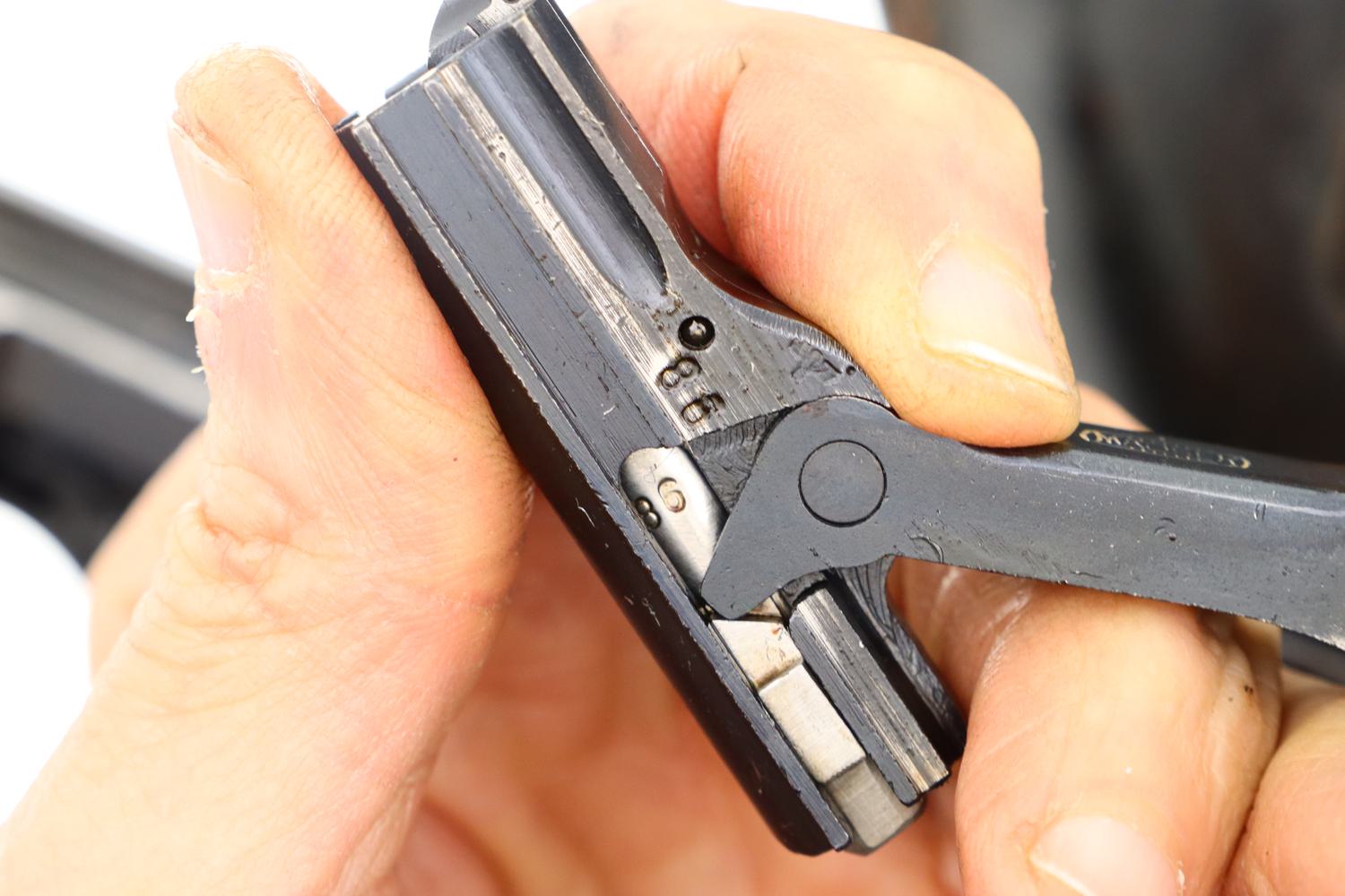 Scarce Mauser, WWII Police Luger, 1942 Dated, Holster, 4086Y, FB00312 - Image 17