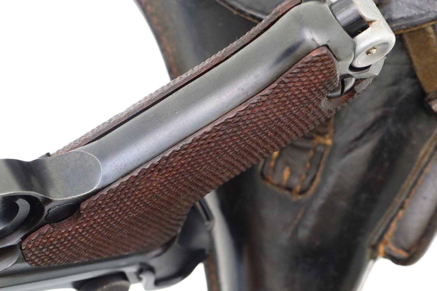 Scarce Mauser, WWII Police Luger, 1942 Dated, Holster, 4086Y, FB00312 - Image 18
