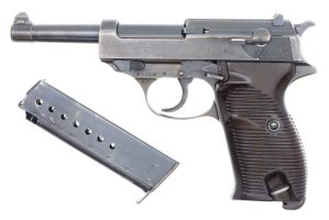 Walther P38, AC 40, Matching Mag, WWII German Military, 8976a, FB01240