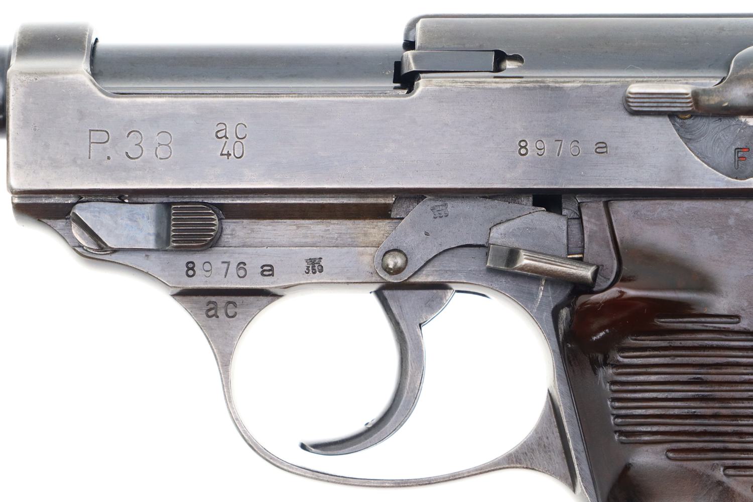 Walther P38, AC 40, Matching Mag, WWII German Military