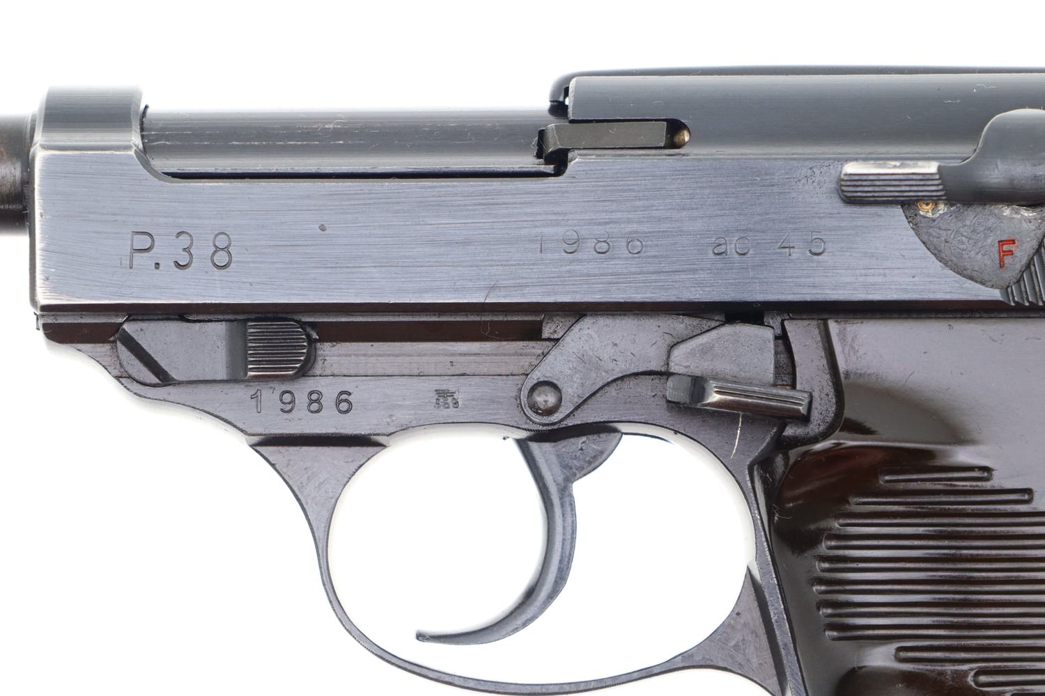 Walther P38, AC 45, WWII German Military Pistol, 1986, FB01248 - Image 4