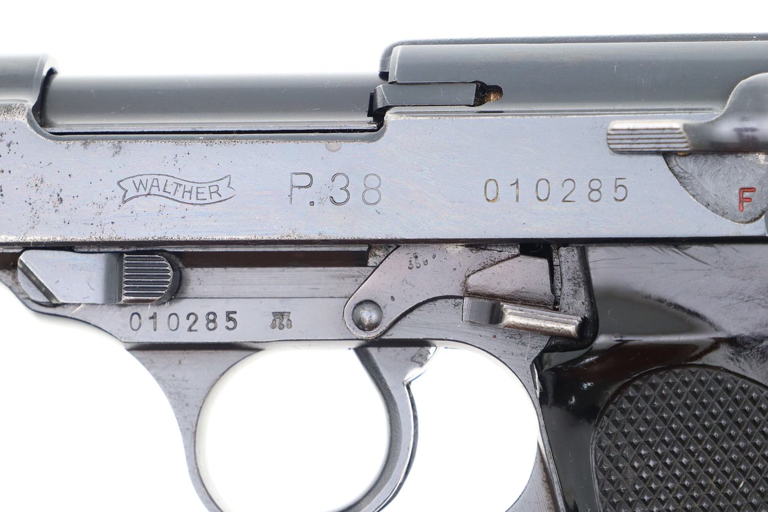 Walther P38, Zero Series, German Military Pistol, 010285, FB01239 - Image 4
