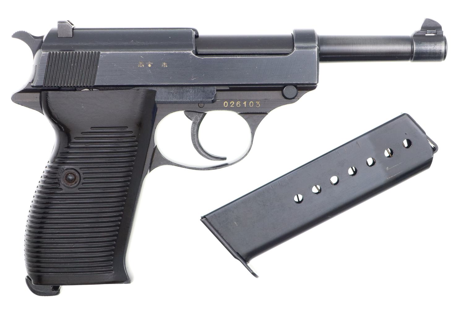 Walther P38, ac 45, Zero Series, German Miltary Pistol, 026103, FB01247 - Image 2