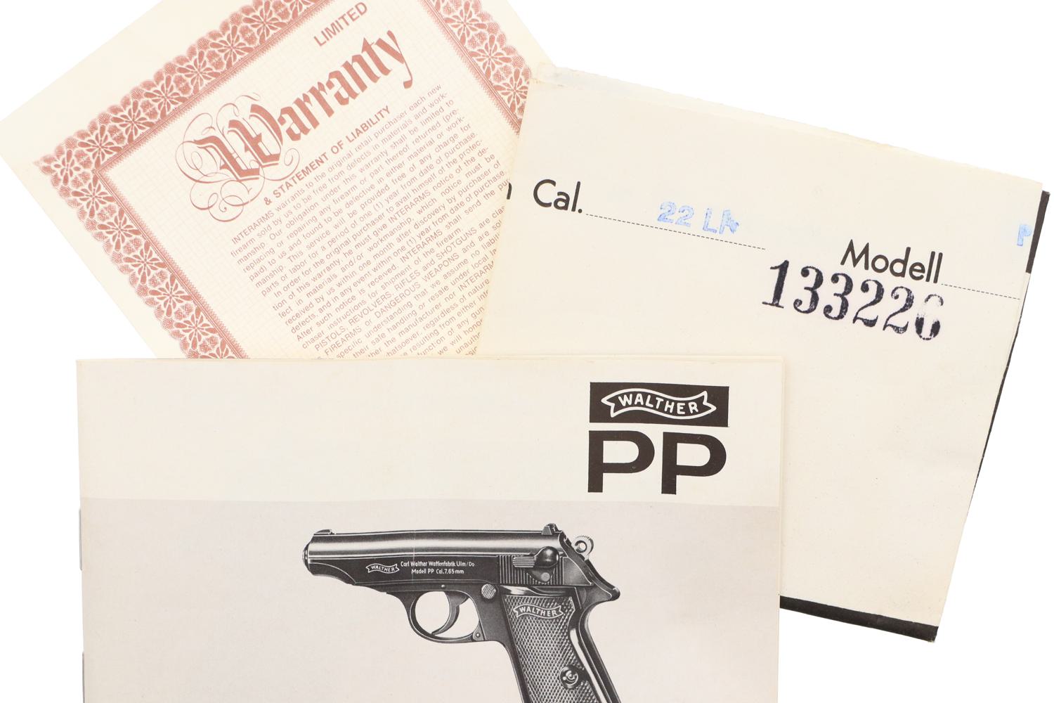 Walther PPK/S .22 LR, Near New In Box, Literature, 1332265, FB01230 - Image 8